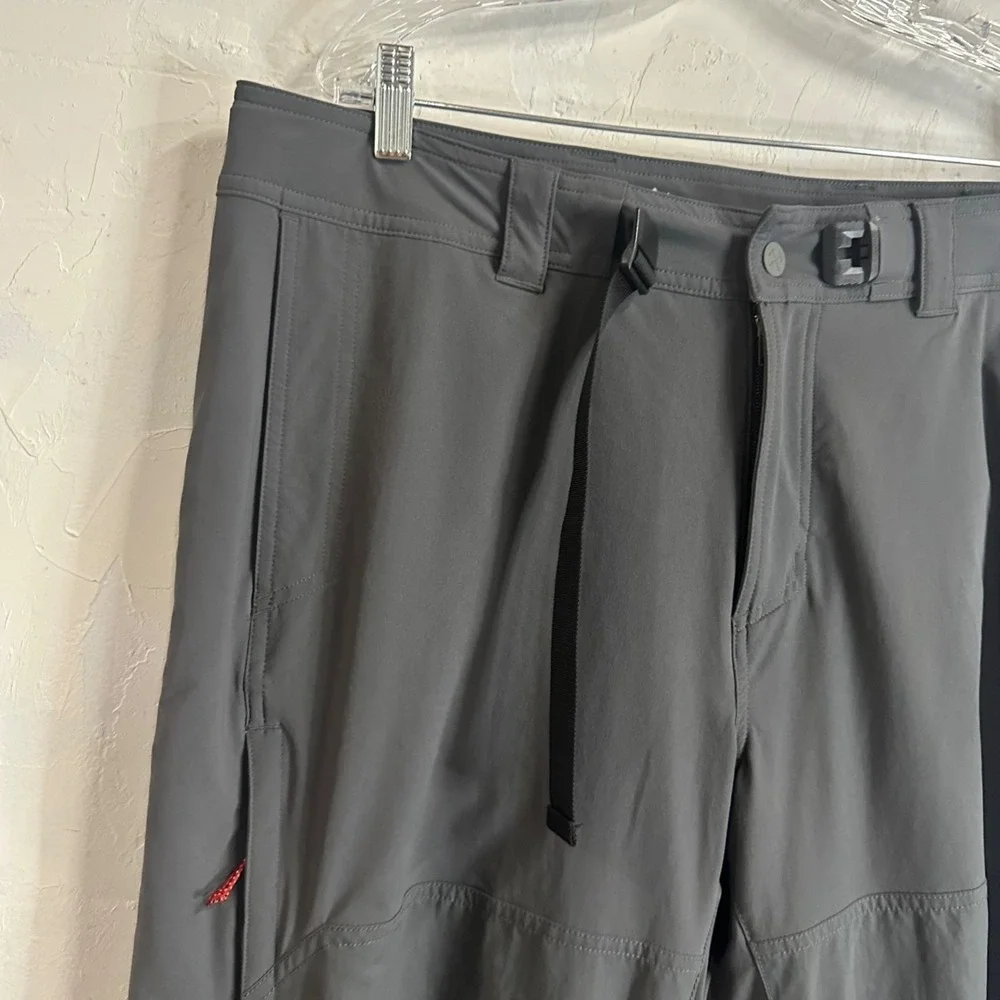 REI Co-op Savanna Trails Pants Mens 38W x 34L Gray Nylon Hiking Fishing Outdoor